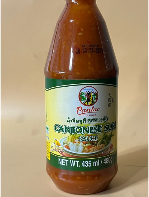 [태국] 판타이 수끼소스 페트 PET / Pantai CANTONESE SUKI SAUCE 판타이 샤브샤브 월남쌈 수끼, 1개, 435ml