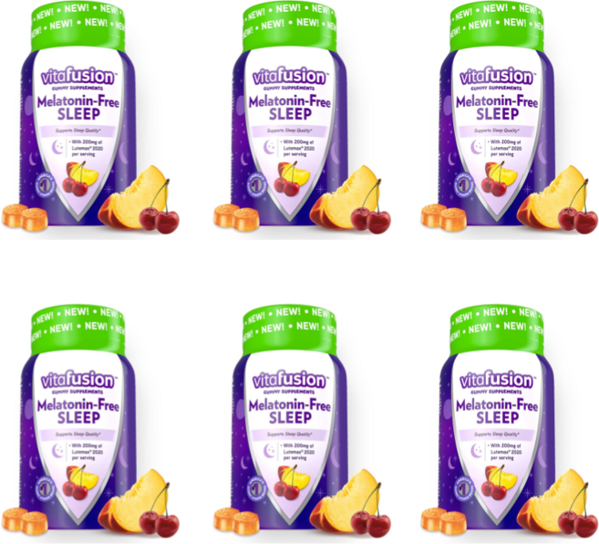 비타퓨전 슬립웰 구미 40젤리, 6개, 40정