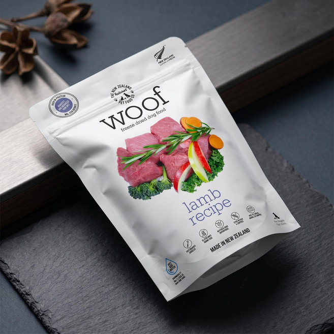워프 동결건조 강아지 사료 양고기 1kg 1개