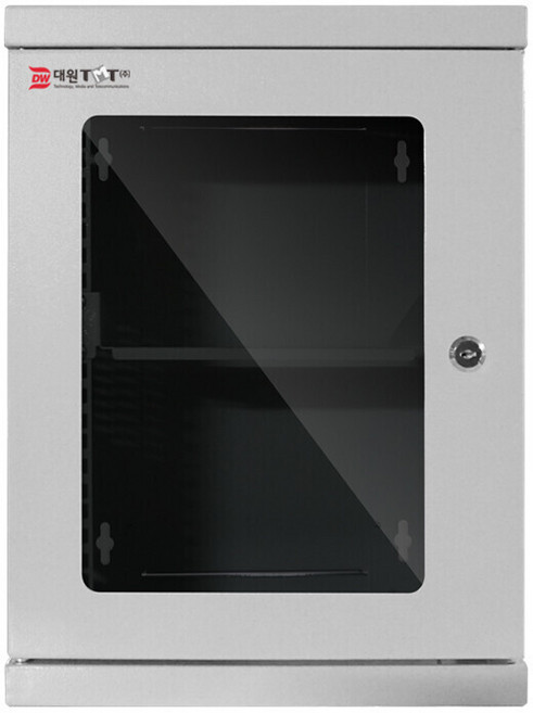 10인치 미니 벽부형랙 허브랙 8U H420 D300 W310 컴퓨터 공유기 보관함, 1개