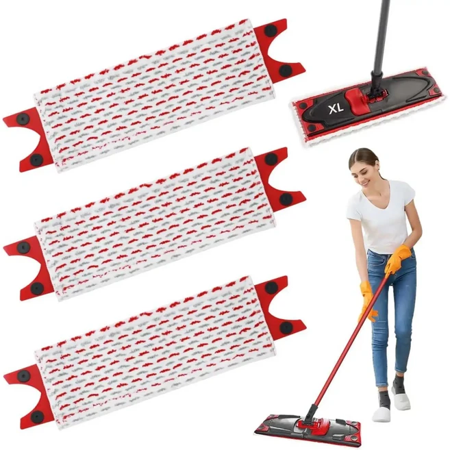 쿠쿠스토어 Vileda UltraMax XL 리필 스프레이 헤드 2in1 극세사 단단한 바닥 51x14cm, 01 3PCS