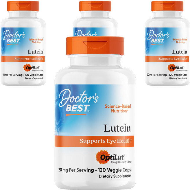 닥터스베스트 루테인 20mg 베지 캡, 120정, 4개