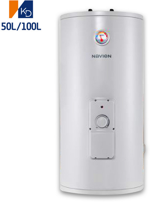 경동나비엔 법랑 전기 온수기 바닥형 ESW350-100FS 100리터 직접설치