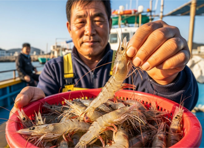 [당일조업 산지직송] 4차완판! 국내산 신안 프리미엄 최상품 생물 활 흰다리새우 왕새우 대하 제철 빙장포장 소금구이 횟감 새우장 새우찜 새우튀김, 1개, [빙장포장] 생물 흰다리새우 2kg (60~80미내외)
