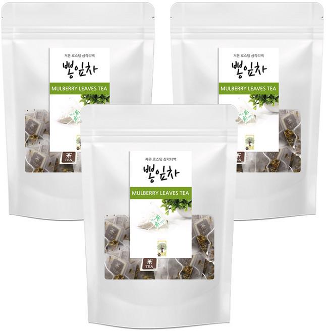 뽕잎차 25티백 숲으로허브 삼각티백, 25g, 25개입, 3개