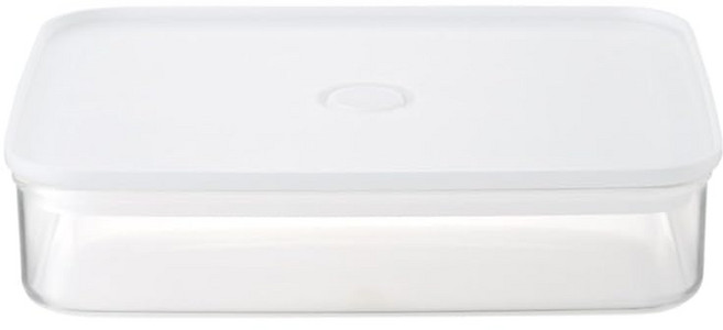 무인양품 뚜껑을 덮은 채로 전자레인지에서 사용할 수 있다 밸브 포함 밀폐 저장 용기 대 MDB65A2S