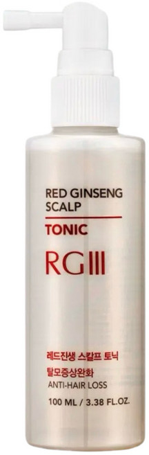 RGIII 레드진생 스칼프 토닉, 3개, 100ml