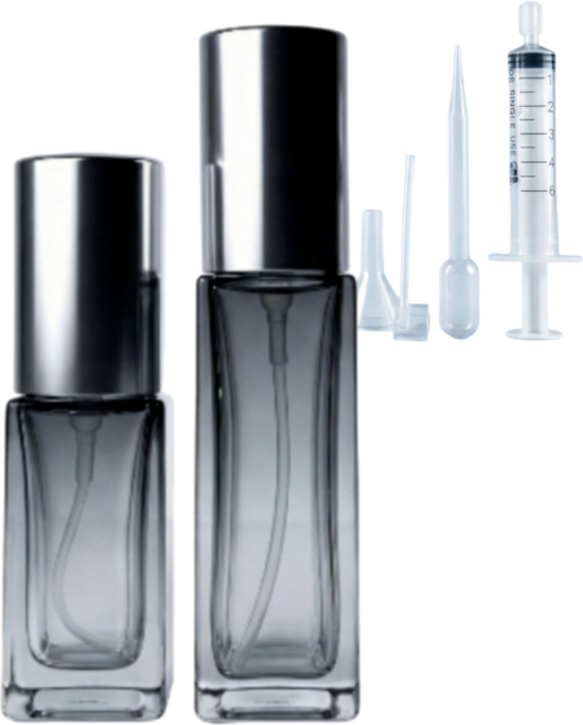 피에코 향수공병 + 소분도구 풀세트, 1개, 그레이