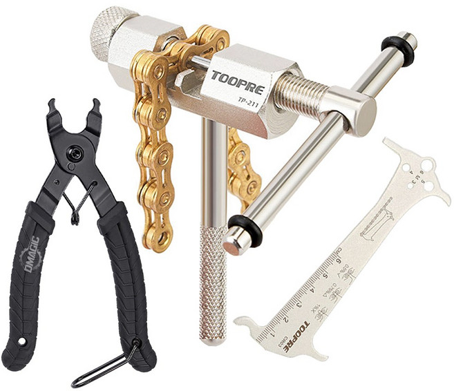 디매직 자전거 체인 커터기 분리 조립 공구 측정공구 3종 세트, 1개