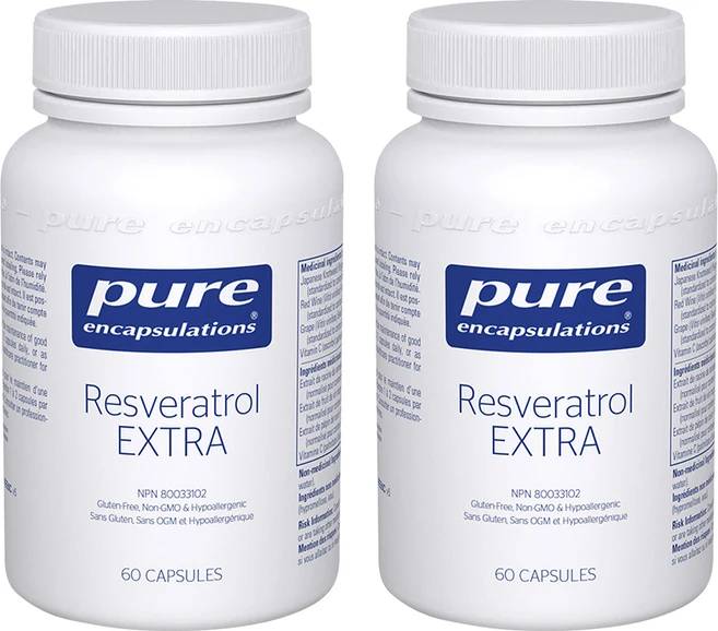 퓨어인캡슐레이션 레스베라트롤 엑스트라 캡슐 글루텐 프리, 60정, 2개 - 쿠팡