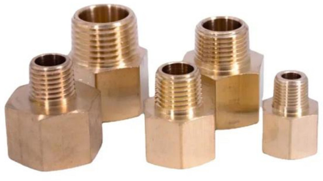 1/8 인치1/4인치 3/8 인치1/2인치 3/4 인치NPT BSP 암-수 감속기 부싱 황동 파이프 피팅 어댑터 커플러 압, 05 1l2 NPT - 3l8 NPT, 01 Thread, 01 Female To Male