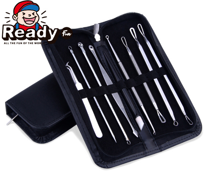 피부 모공 관리 여드름 블랙헤드 압출기 제거기 세트_LIFE007, 1개, 여드름관리세트