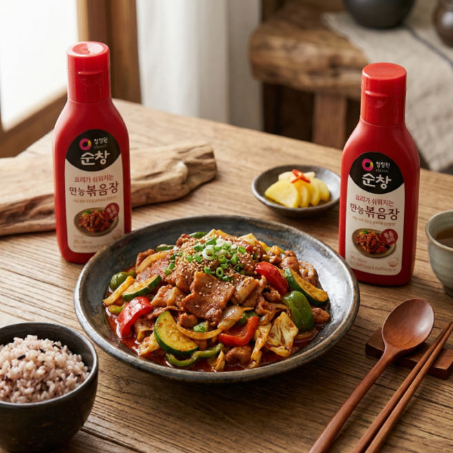 볶음요리 소스 300g 제육볶음 닭갈비 오징어 낙지 진미채 감자조림 쏘야 요리 양념소스