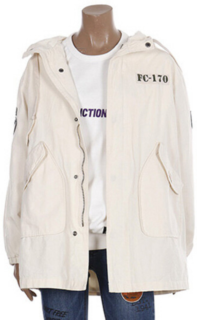 지프 포켓장식 롱기장 야상점퍼 GL1JPU101