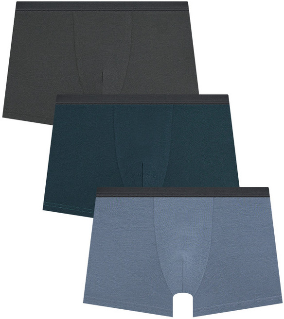 수아팜 남아용 베이직 쿨 드로즈 3매 세트 (10대 아동 속옷 주니어 초등 학생 청소년 사각 팬티 KC인증)