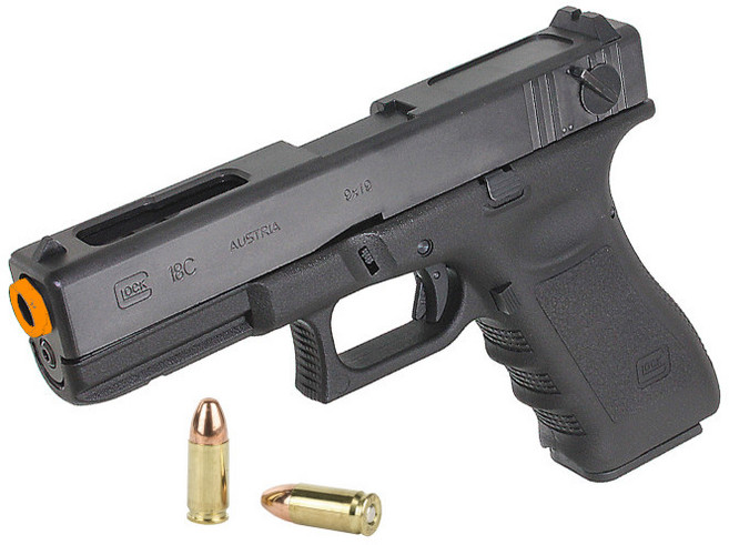 Glock 18C 모델건 (Glock 글록 모델건 탄피배출 더미탄 모형총알), 선택안함, 선택안함