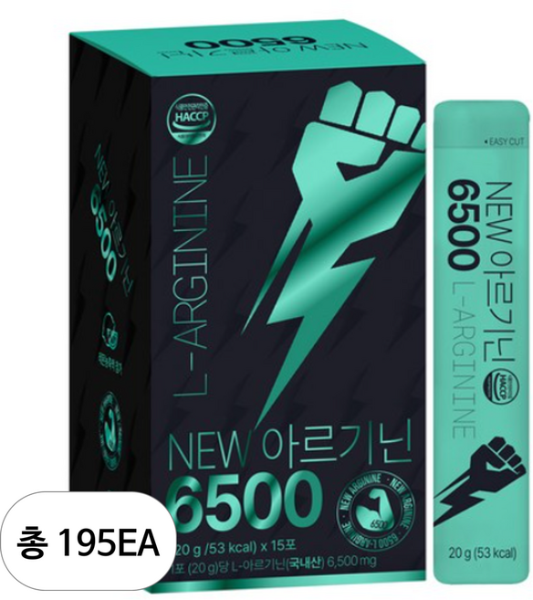 라이프힐 NEW 아르기닌 6500, 20g, 195개