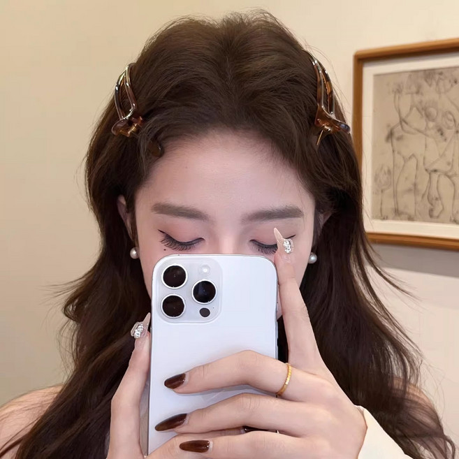 이쿠이칸 데일리 앞머리 고정핀 헤어 집게핀 2개입 HJFJ0320