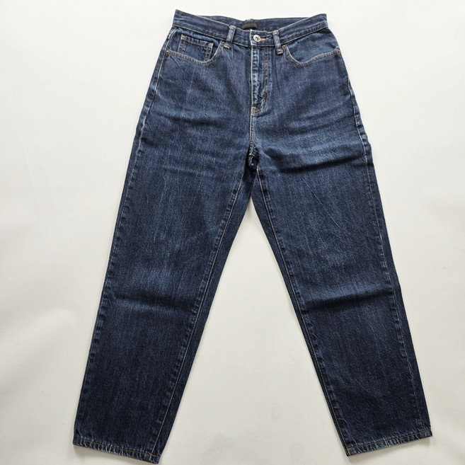 유니클로 청바지 보이핏 진청 캐주얼 데님 사이즈27
