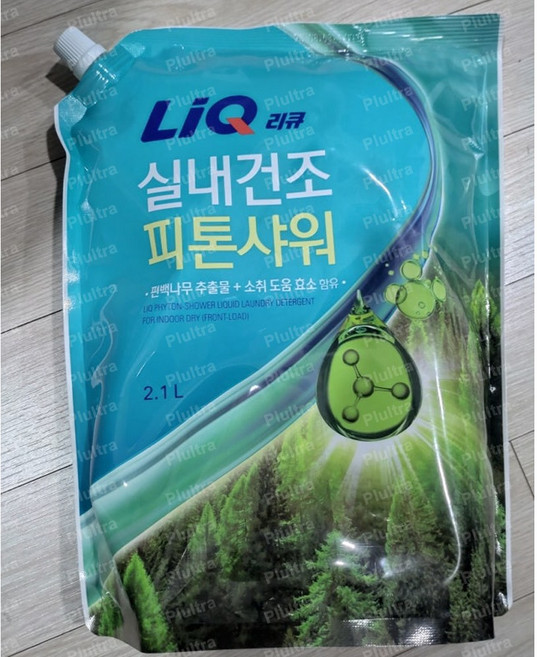 리큐 실내건조 피톤샤워 액체세제 일반용 리필, 2.1L, 1개