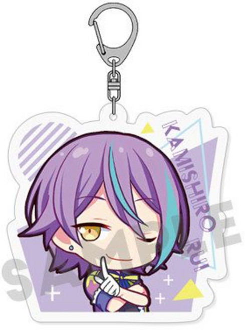 비브랜드 프세카 굿즈 프로세카 키링 월드맵 양면 아크릴 열쇠고리 20종 호환, O15