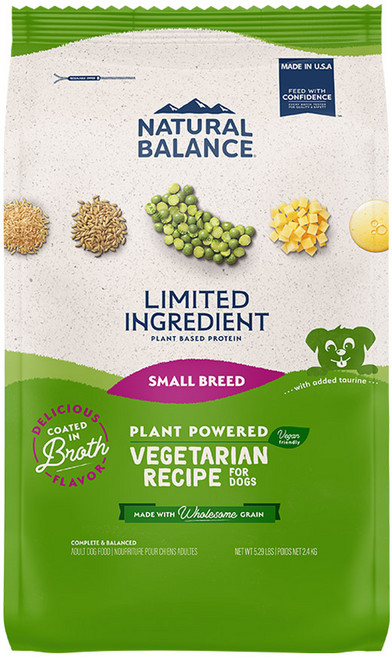 내추럴발란스 야채 포뮬라 전연령 반려견 사료, 곡물, 2.4kg, 1개