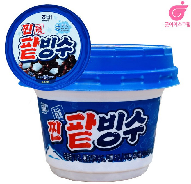 해태 찐팥빙수 12개, 250ml