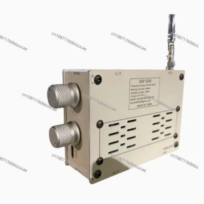 1.10D 50KHz-2GHZ Malahite 라디오 DSP SDR 수신기 AM/SSB/NFM/WFM 스피커 배터리