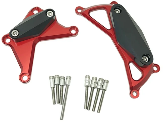 [호환] SUZUKI GSX-S1000 GSXS 1000 GT 2021-2023 오토바이 프레임 슬라이더 엔진 케이스 보호기 커버 가드, 02 Red