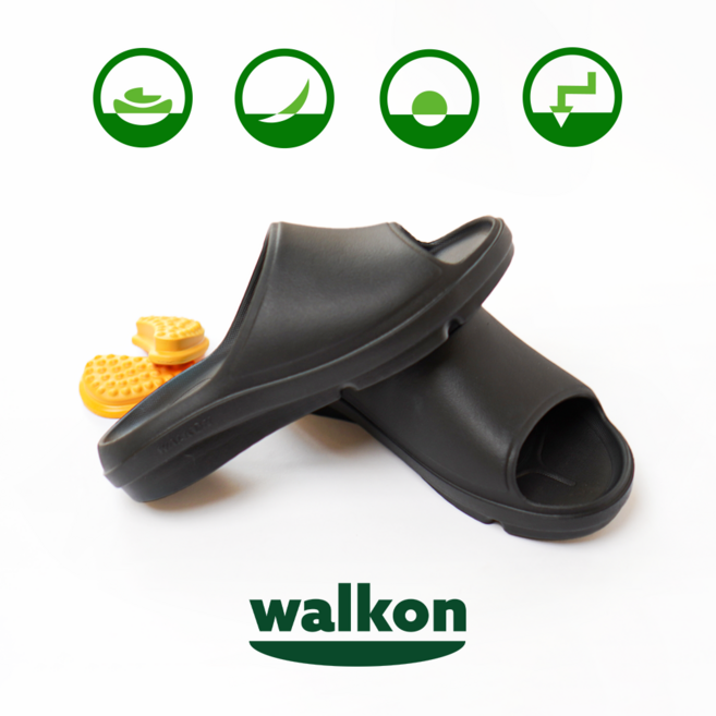 워콘 슬리퍼 족저근막염 지압 발편한 아치 리커버리 사무실 푹신한 기능성