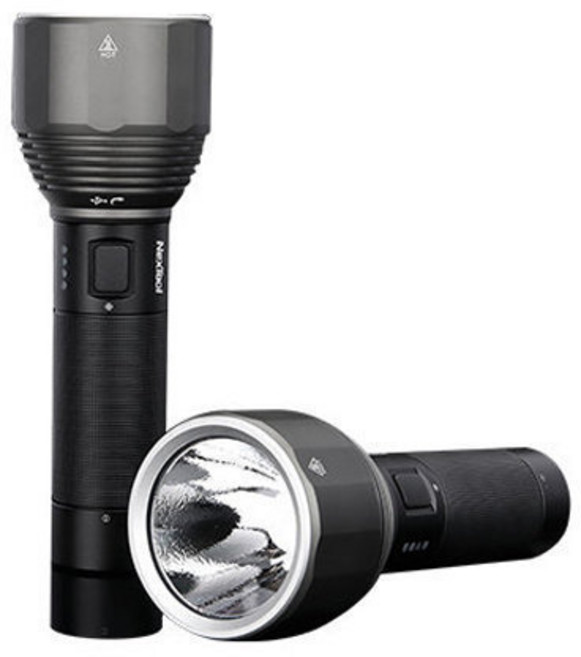 샤오미 NexTool LED 야외 충전식 손전등 /Type-C/캠핑, 1개, 블랙