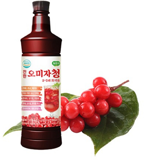광야 진한 오미자청, 970ml, 1개입, 1개