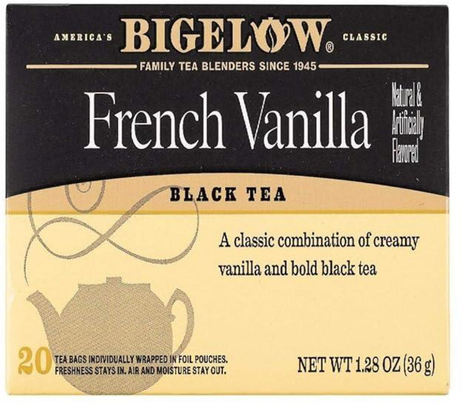 Bigelow Tea Perfectly Mint 홍차 카페인 티백 총 20개 262429, 1.65g, 1개