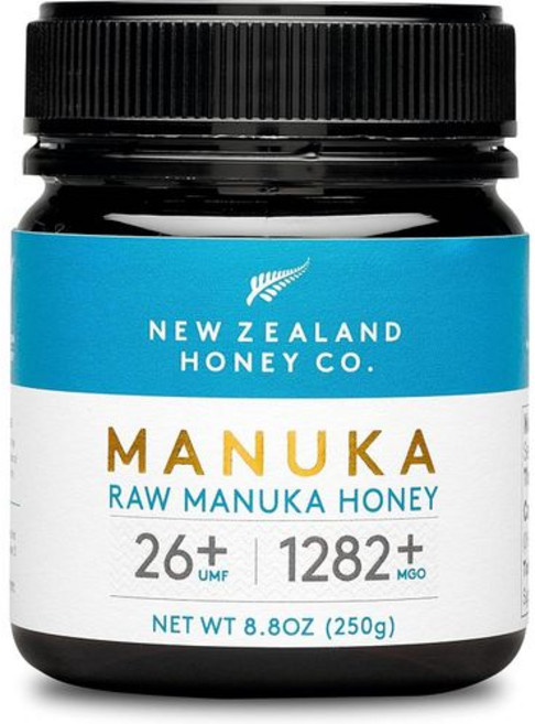 ZEALAND HONEY CO 뉴질랜드 꿀 Co. 생 마누카 UMF 26+ / MGO 1282+ 8.8온스 정통 & 인증 벌통 추적 가능., 1개, 상세참조, 249g