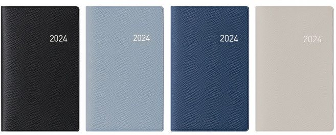 모닝글로리 5000 양장수첩90 (2024_2면1주)-2024년도 발송, 블랙