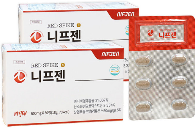 니프젠 스파이크 프리미엄 600mg, 30정, 2개