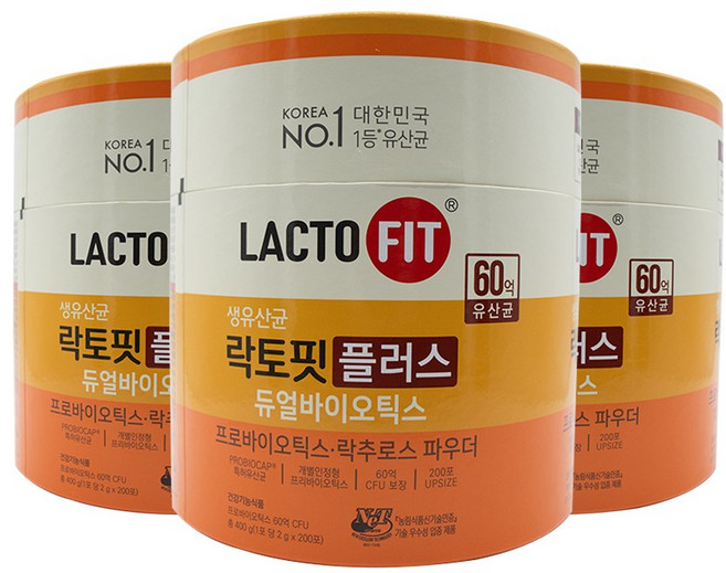 코스트코 락토핏 플러스 듀얼바이오틱스 생유산균 200포 3개 대용량