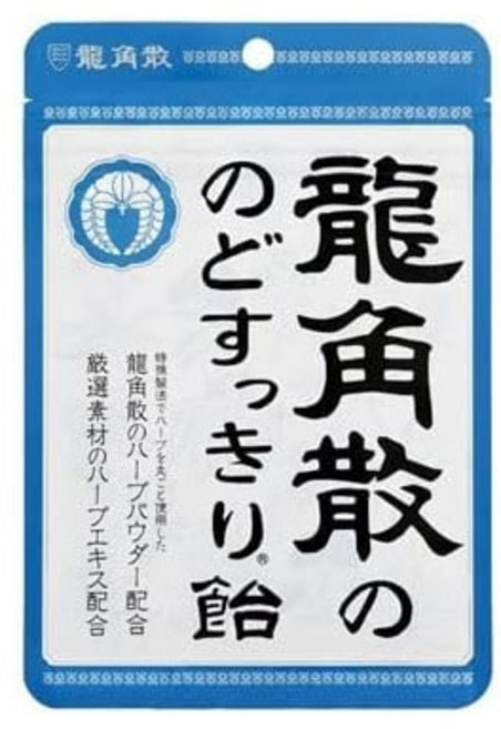 일본 목캔디 용각산 봉지 사탕 캔디 박하맛, 15개, 88g