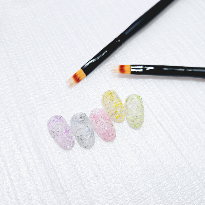 네일 아트 브러쉬 그라데이션 체크 아트 브러쉬, 1개, 아트브러쉬