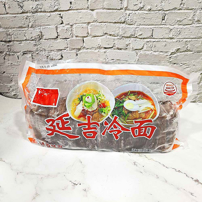 (배터짐) 국내생산 연길냉면 (메밀) 냉면 (일요일&당일발송), 1개, 2kg