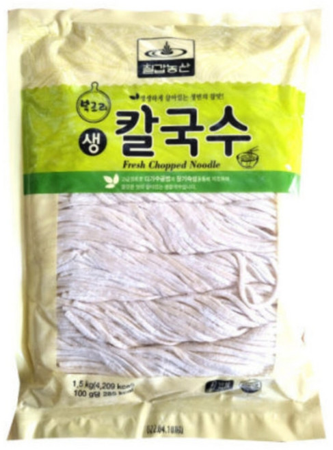 퀸즈몰_칠갑농산 복조리 생칼국수, 24개, 1.5kg
