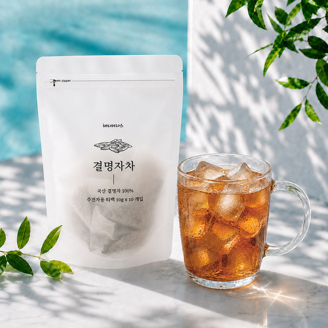 국산 주전자용 결명자차 생분해 티백, 1개, 10개입, 10g