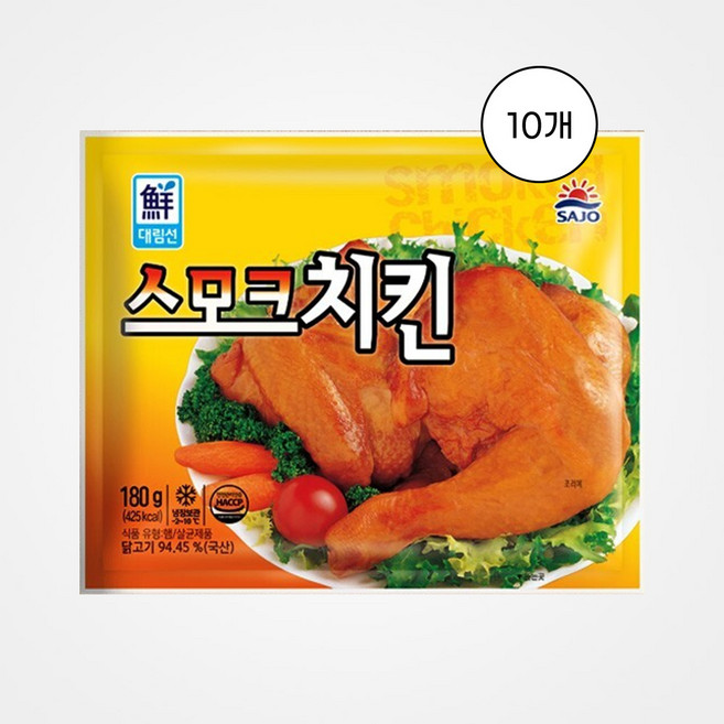 [대림냉장] 스모크치킨180g x10개, 180g, 10개