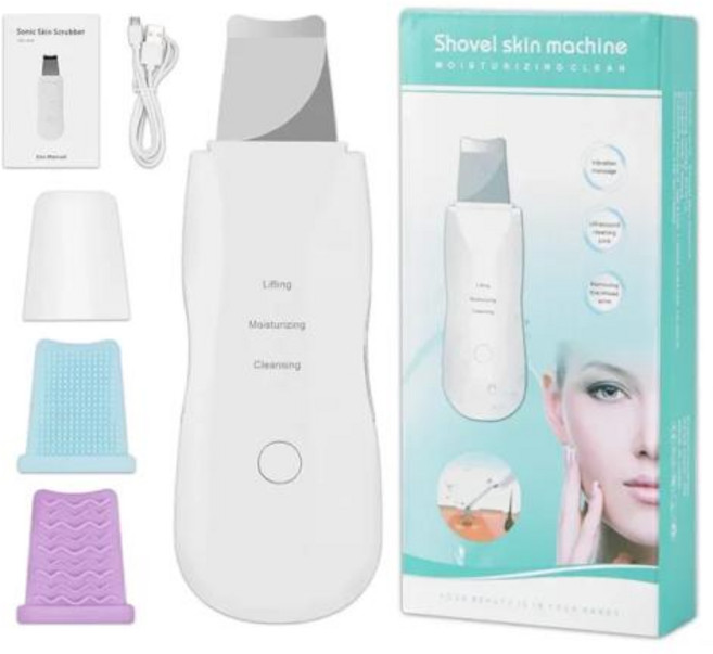 얼굴피지제거 딥클렌즈 워터 필링기 워터필링기 아쿠아필링기 초음파필링기 필링기 초음파워터필링기 워터필링 피부 스크러버 딥 진동 페이셜 클리너 삽 초음파 얼굴 필링 블랙헤드 리무버 마, 1) With box, 없음