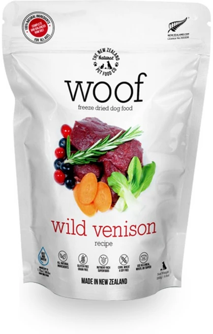 워프 강아지 전연령 와일드베니슨 동결건조 사료, 50g, 사슴 - 쿠팡