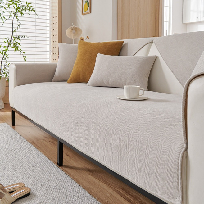 아네티 푹신한 헤링본 방수 논슬립 사계절 쇼파패드