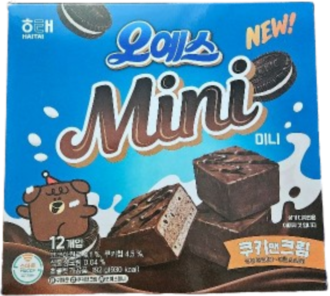 해태 오예스 미니 쿠키앤크림, 192g, 1개