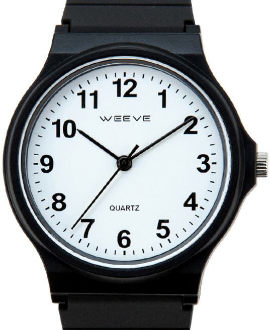 WEEVE 남여공용 큰숫자 저소음 학생 수능 손목시계 WV1419