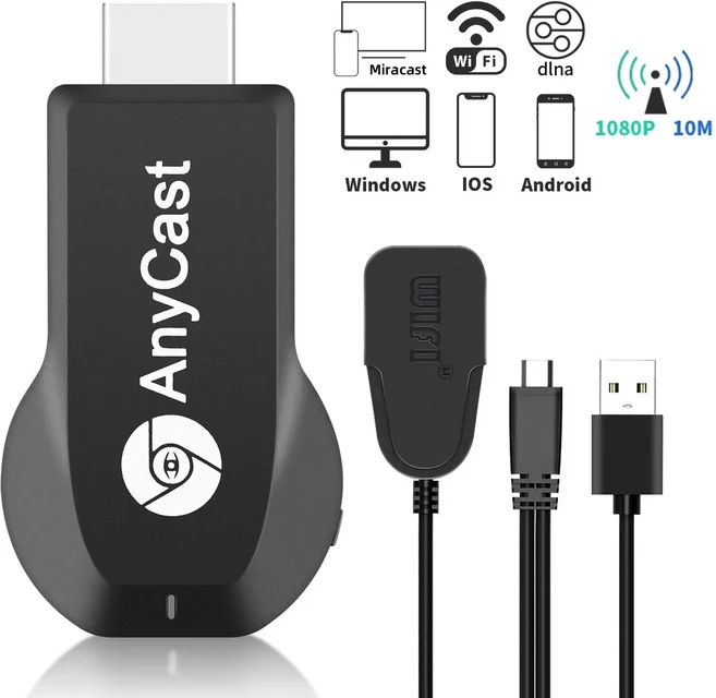 무선 WiFi 디스플레이 4K 1080P HDMI 호환 TV 동글 수신기(DLNA Airplay Miracast for AnyCast IOS용), 01 internal