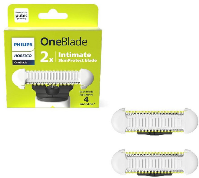 필립스 Norelco OneBlade 스킨 프로텍트 교체용 면도날 QP229/80, 1팩